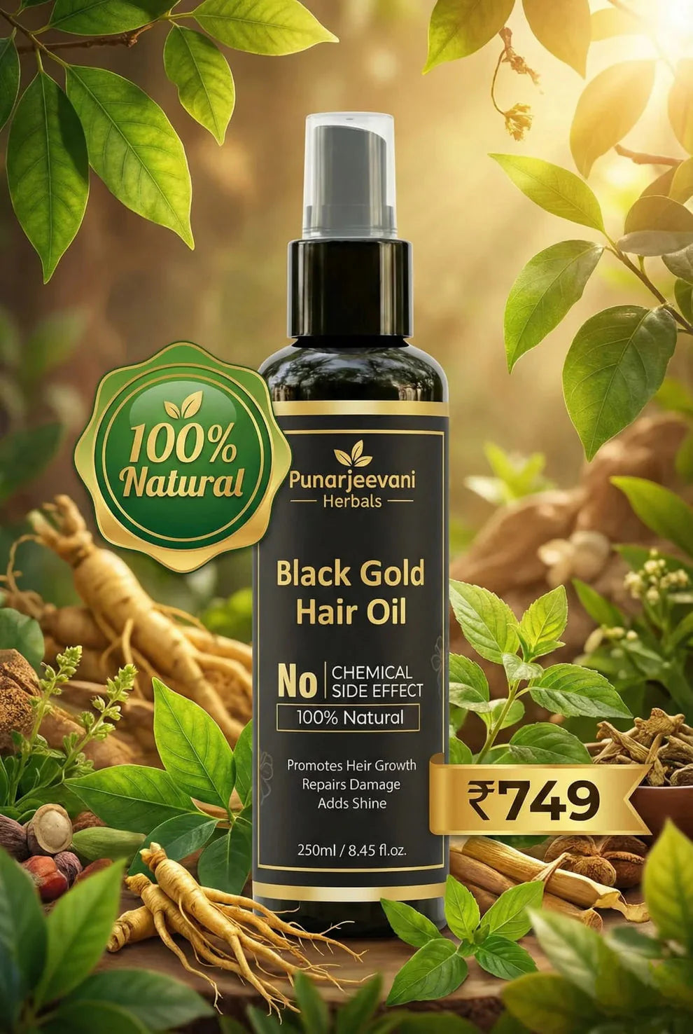 BLACK GOLD HAIR OIL